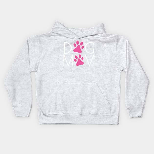 Dog Mom Kids Hoodie by V-shirt